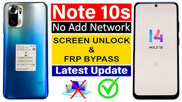 Redmi Note 10s : Hard Reset & FRP Bypass - (Add Network Not Working) - Without PC