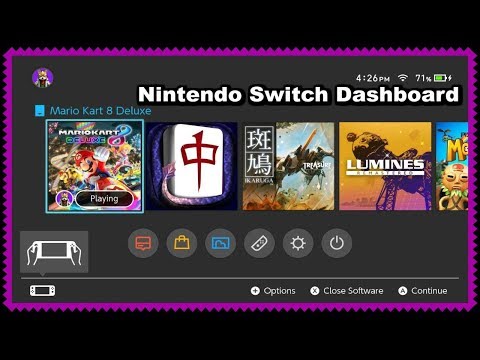 Nintendo Switch Dashboard