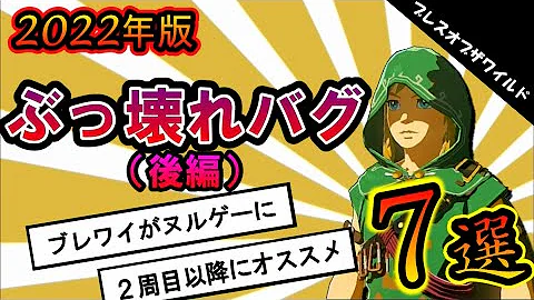 ゼルダの伝説ブレスオブワイルドバグやべえ