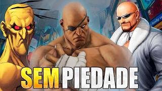 Os Carecas e Calvos Mais BRUTAIS dos Jogos de Luta