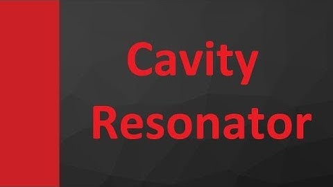 Cavity Resonator (Basics, Types, Parameters, Modes & Conditions of Resonance) Explained