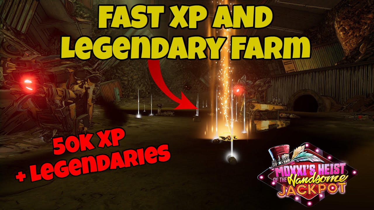 Borderlands 3 *NEW* Fastest XP and Legendary Farm! (Moxxi's Heist Of