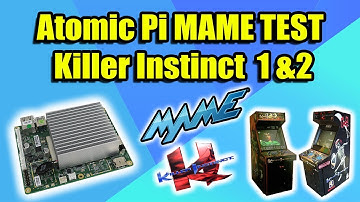 Atomic Pi MAME Test Killer Instinct 1 and 2 - Lubuntu 18.10