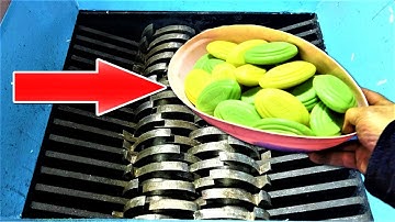 Crushing Hard and Soft Things on the Shredder Machine! Oddy satisfying