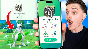 Hoe krijg je GRATIS legendarische Pokémon!