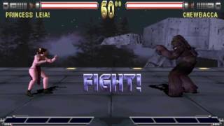 Star Wars Masters Of Teras Kasi Hidden Characters 14 Princess Leia Gameplay