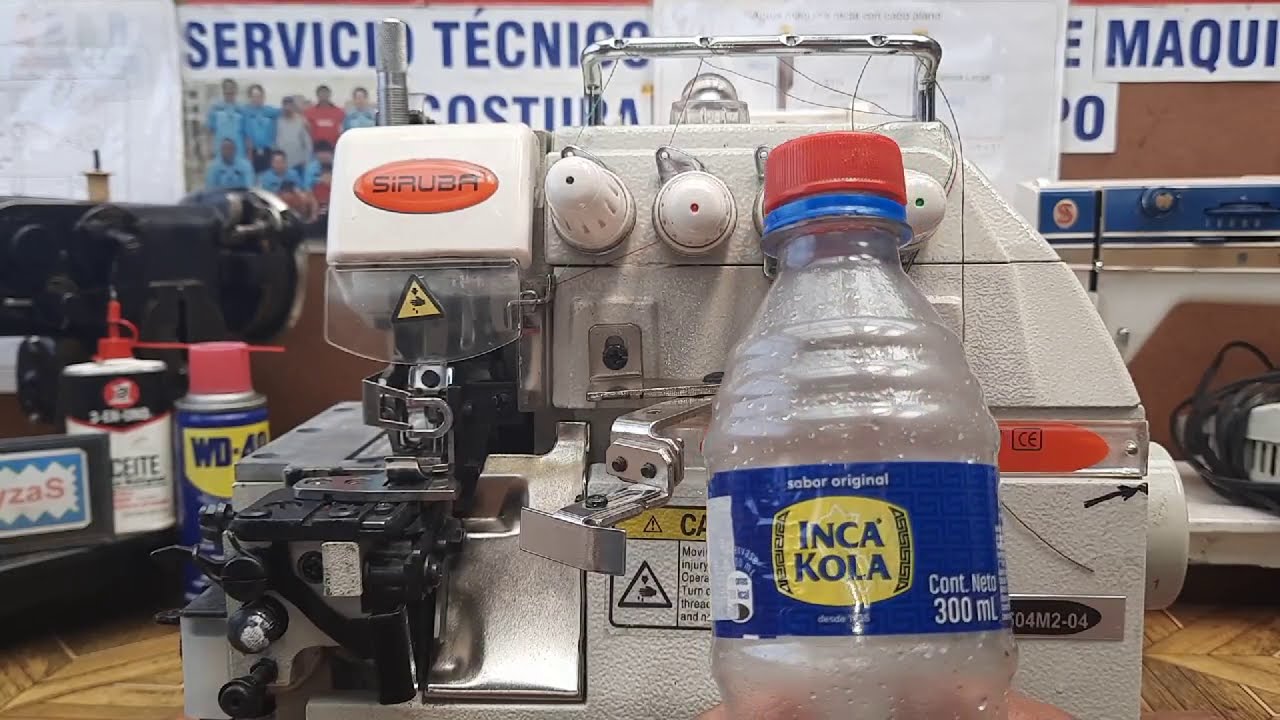 Cambio de Aceite SIRUBA Overlock Industrial 747F-504M2-04