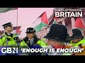 Enough is enough palestine protest spirals out of control as police cry out for a ban