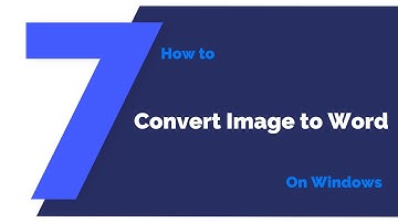 How to Convert a PDF Image to Word on Windows | PDFelement 7