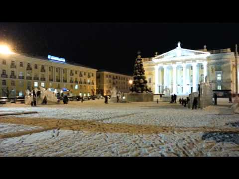 Железногорск. Площадь Ленина. Декабрь 2013