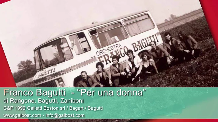 Franco Bagutti - Per una donna | GALLETTI BOSTON