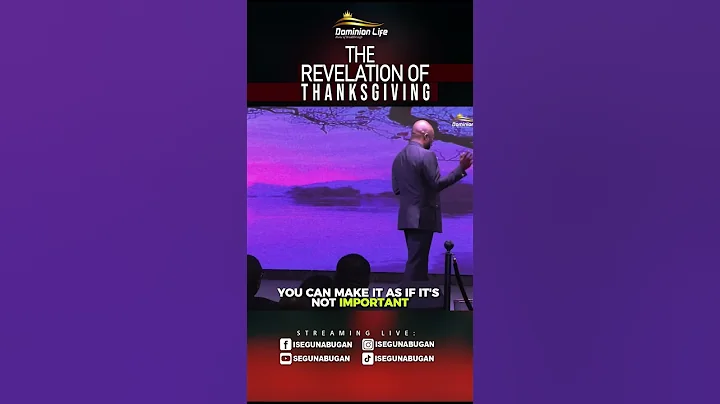 The Revelation of Thanksgiving #thanksgiving #gratitude