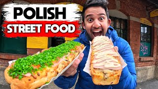 Trying Polish STREET FOOD In Kraków Poland 🇵🇱
