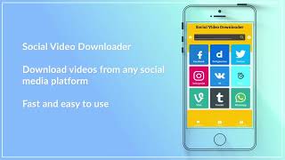 Social Video Downloader App screenshot 1