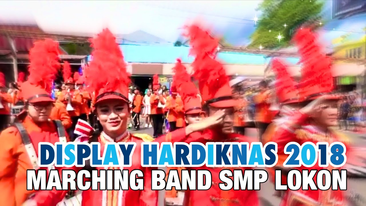 SMP Lokon  Display Marching  Band  Hardiknas2022 YouTube