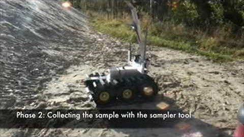 ESA Lunar - Practicing the sample collection task