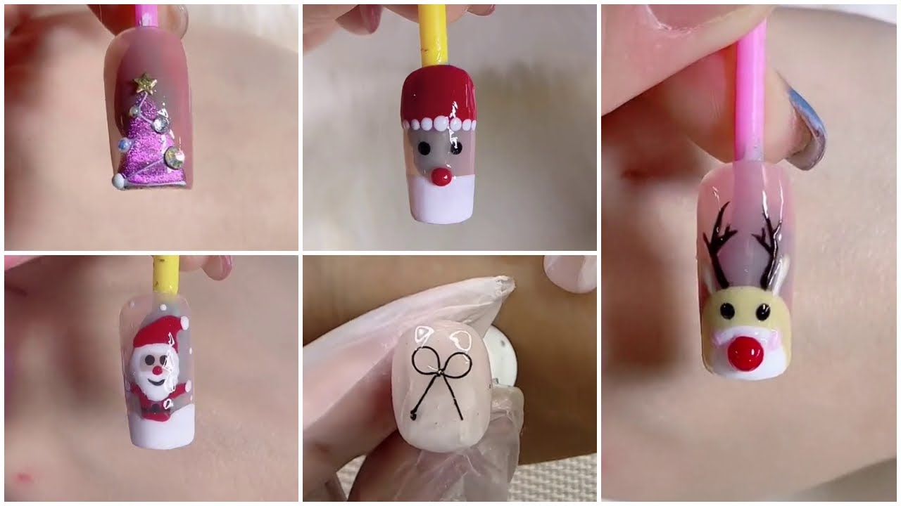Festive Christmas Nail Art Ideas to Try | Christmas Nail Art Designs ...