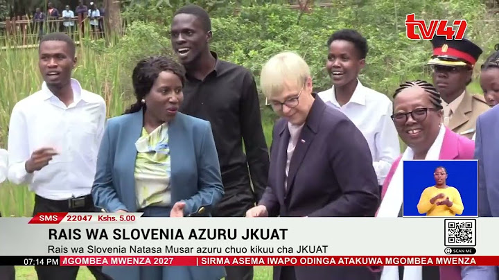 Rais wa Slovenia Natasa Musar azuru Chuo Kikuu cha JKUAT kuzindua kituo cha kisayansi