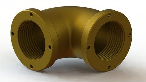 #Solidworks tutorials| How to make pipe elbow in Solidworks #