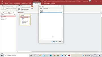 Many to Many Relationships in Access