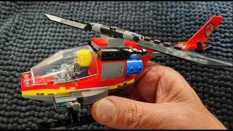 ASMR - Building a Lego Helicopter - Chewing Gum & Whispering - Australian Content