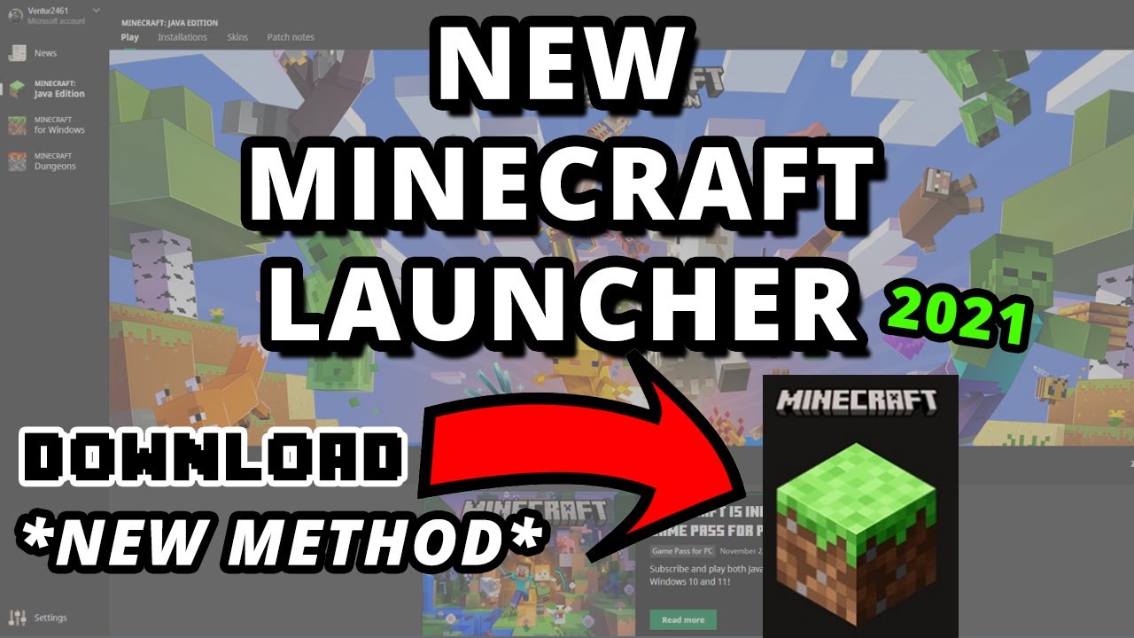 Install minecraft launcher