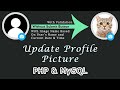 Update profile image using php  mysql  php  mysql tutorial