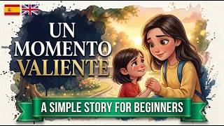 LEARN SPANISH with Simple Story for Beginners – Un Momento Valiente (A1-A2)