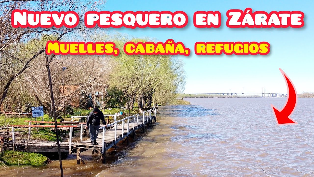 LUGAR INCREÍBLE PARA PESCAR CON MUELLES Y CABAÑA. Pesquero Plumas Verdes