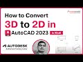 autocad layout tutorial 3D | Autocad Layout in 3D | 3D To 2D In Autocad 2020 | Autocad 3D Tutorial