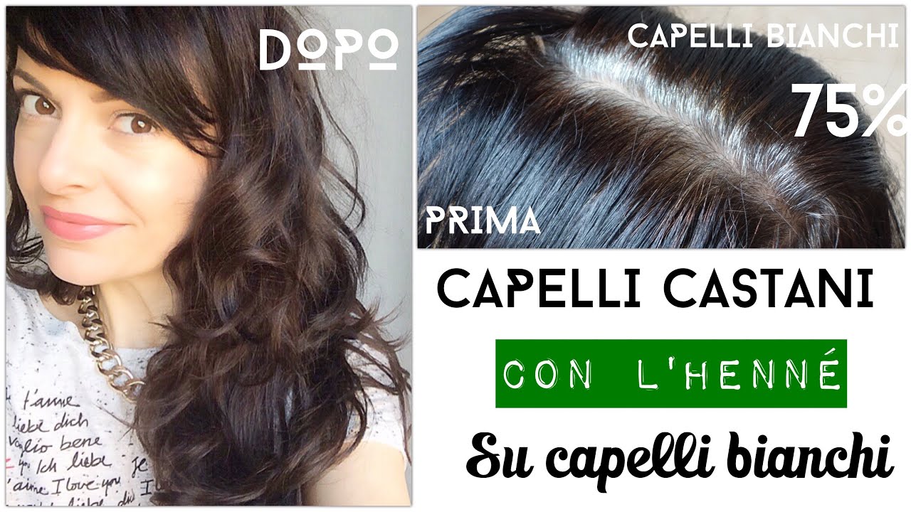 il caffè copre i capelli bianchi