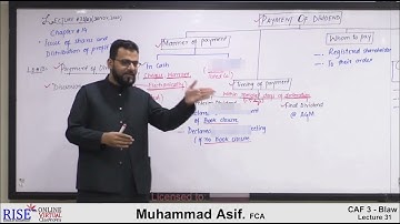 CAF 03 SIR ASIF FROM RISE | LECTURE #  31A​| UPDATED LECTURES MARCH 2021 |