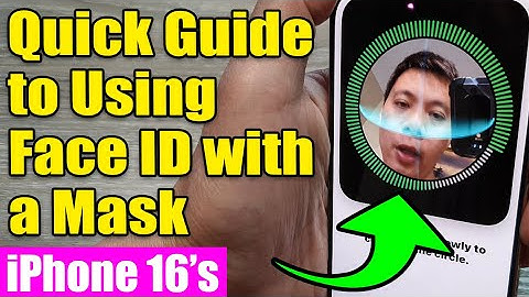 🔓 iPhone 16/16 Pro Max: How to Enable/Disable Face ID With a Mask