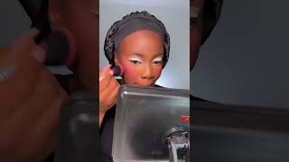 Blush layering ✨ #makeupforbeginners #beginnerfriendlymakeupforblackwomen