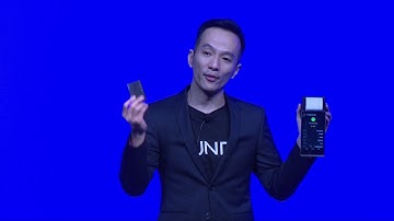 Zac Cheah CEO & Co-founder of Pundi X at Dubai International Blockchain Summit 8 Jan 2018.