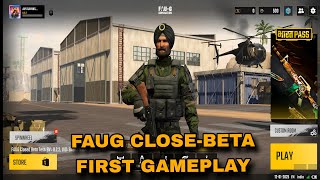 Faug Domination Closed Beta Gameplay Live | Faug Domination First Look