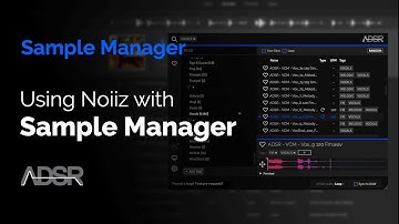 Using Noiiz with ADSR Sample Manager ( + FREE plug-in Download )