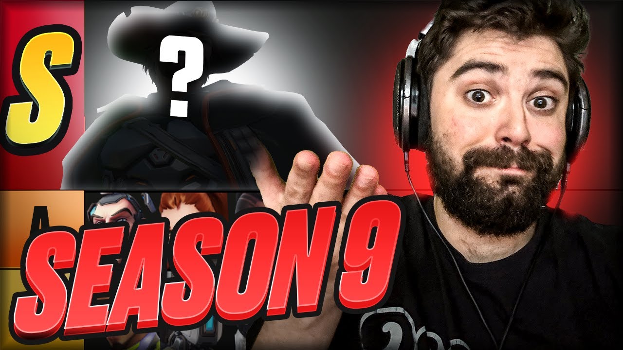 NEW SEASON 9 TIER LIST - Buffs + Nerfs to ALL HEROES | Overwatch DPS, Tank, and Support