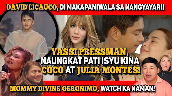 COCO MARTIN AT JULIA MONTES, DAMAY NA SA ISYU NINA...