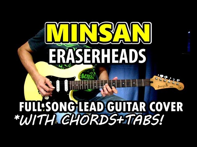 Minsan - Eraserheads | Full Song Lead Guitar Cover Tutorial with Tabs & Chords