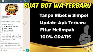 Cara Membuat Bot Whatsapp Mudah Simpel Di HP Kita