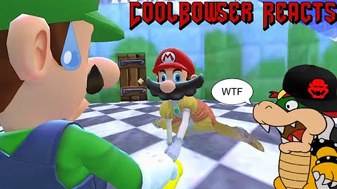 CoolBowser Reacts To Mario Tries Life Hacks 2 ft. Luigi