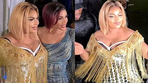 See Golden 2nd Outfit Laide Bakare Rock To Her Birthday Party As She Dazzles Iyabo Ojo &Bobrisky