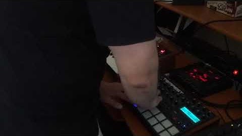 Tempest drum machine workout.