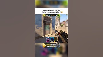 slaxz - double teamkill in his game against Navi! 😂 #cs2 #csgo #torzsi #clutch #donk #s1mple