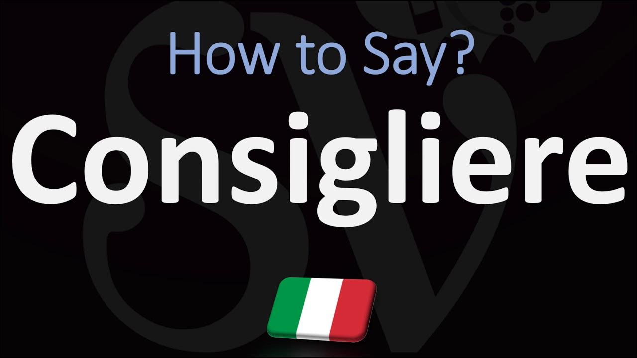 How to Pronounce Consigliere? (2 WAYS!) Italian & English Pronunciation