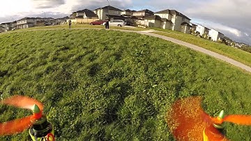 Turnigy SK450 afternoon flight part 1