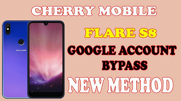 Cherry Mobile Flare S8 Google account bypass New Method 2020