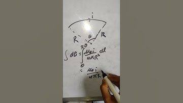 magnetic field due to circular arc. #jeeadvanced2024 #magneticeffectofcurrent #jee #jeemains2024