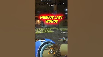 Beroemde LAATSTE Woorden🙏😭 | Apex Legends #apexlegends #shorts